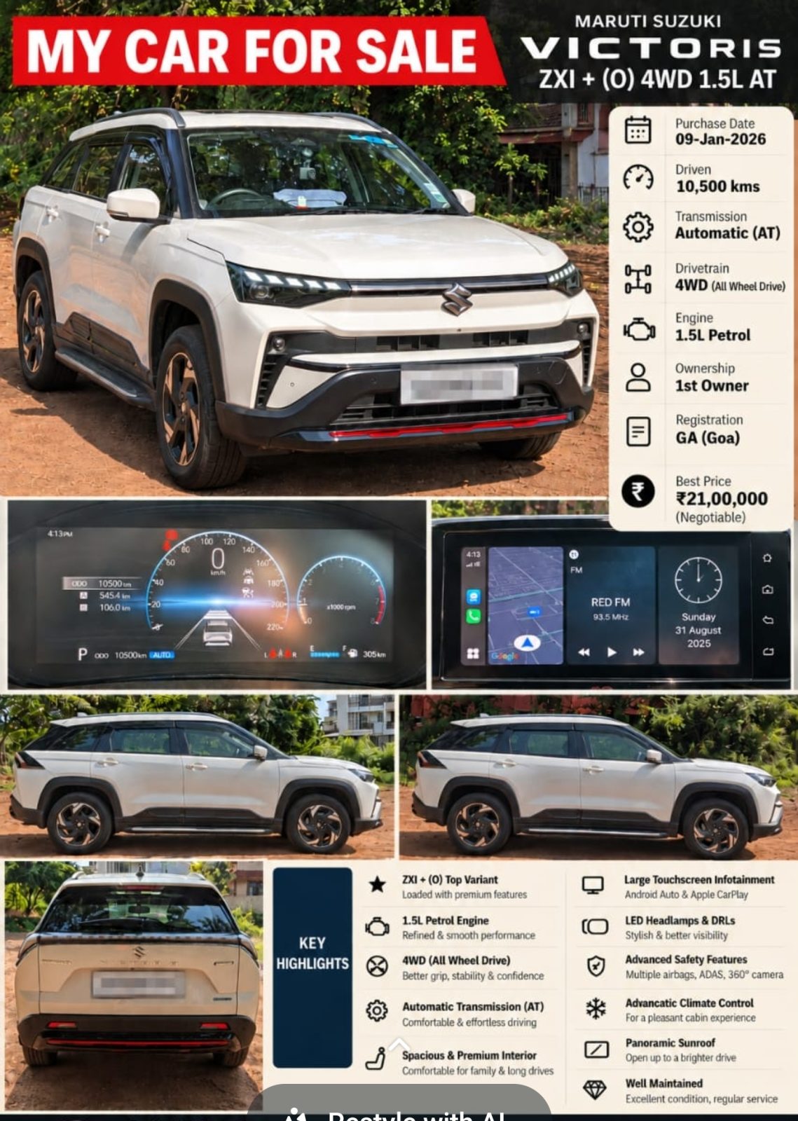SUZUKI BRAND NEW VICTORIOUS